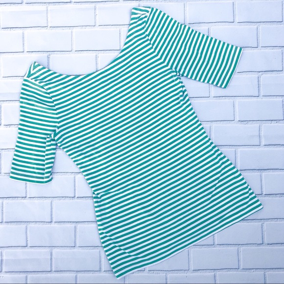 Banana Republic Tops - Banana Republic Striped Scoop Neck Shirt